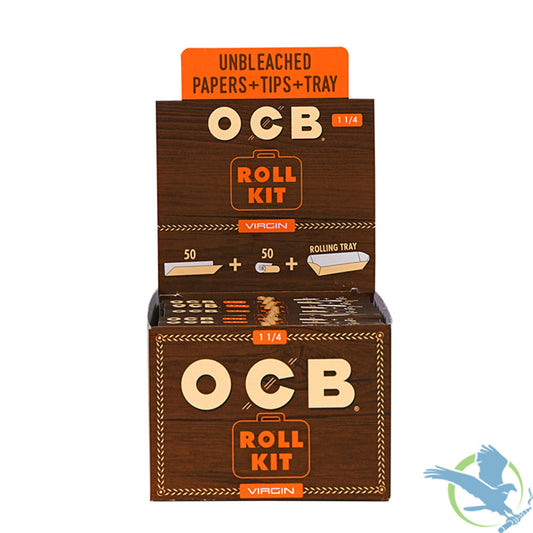 OCB Rolling Kit with Papers and Filters - 1 1/4"