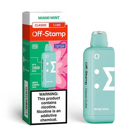 Lost Mary Off-Stamp Ice Cube POD | 25,000 Puffs | Nicotine Disposable