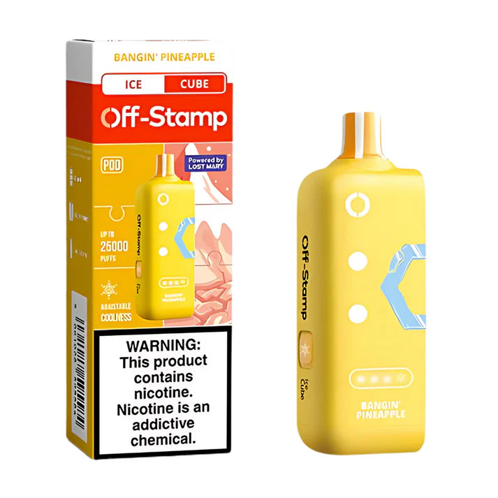 Lost Mary Off-Stamp Ice Cube POD | 25,000 Puffs | Nicotine Disposable