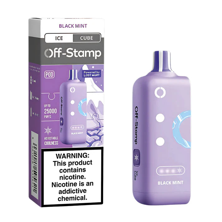 Lost Mary Off-Stamp Ice Cube POD | 25,000 Puffs | Nicotine Disposable