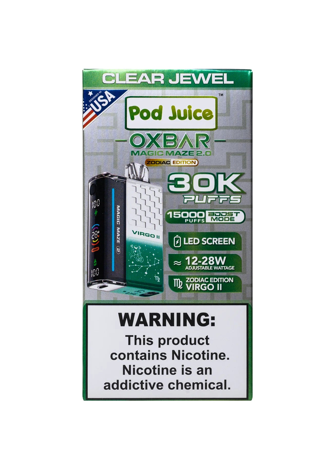 Pod Juice Oxbar | 30,000 Puffs | Nicotine Disposable