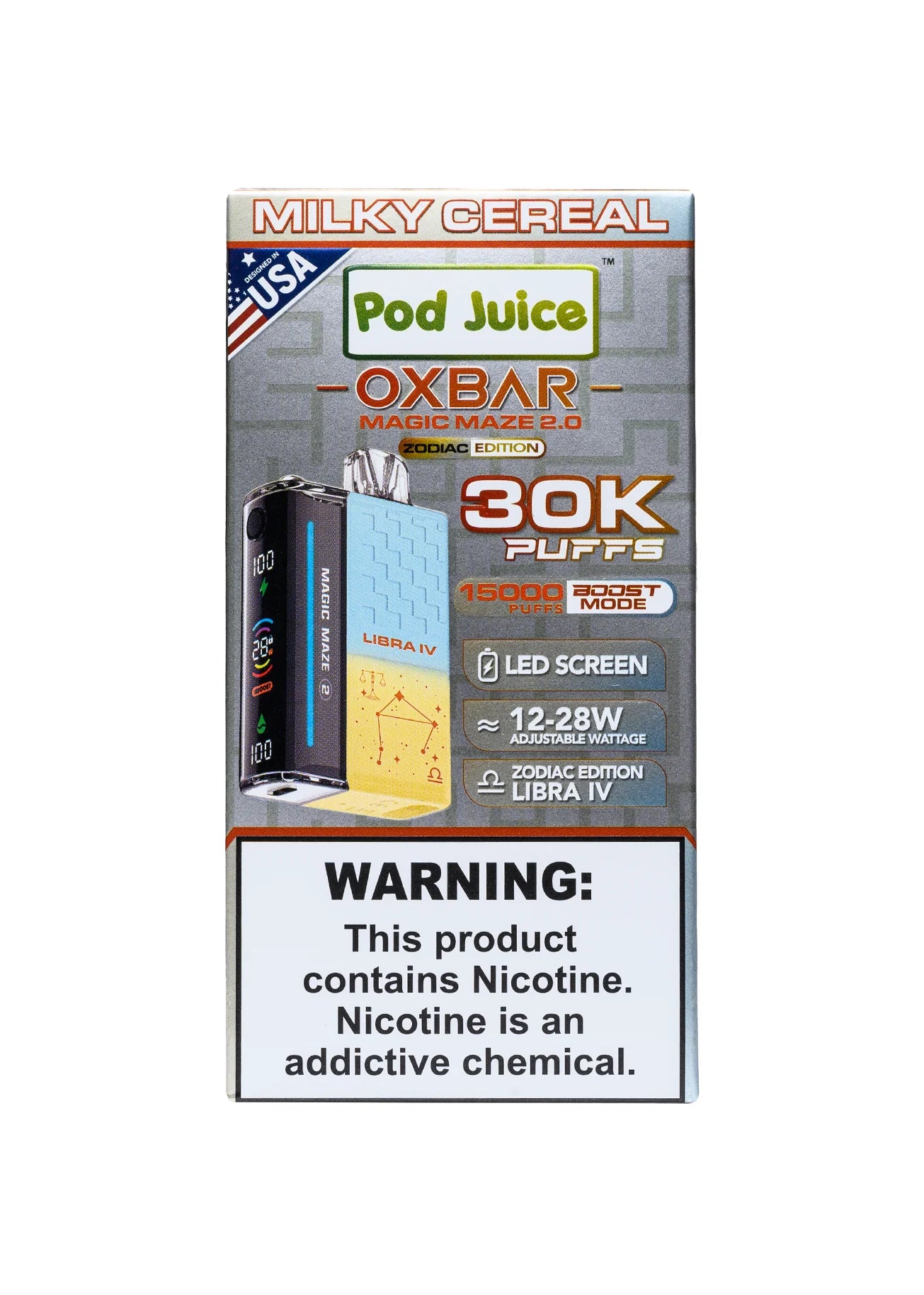 Pod Juice Oxbar | 30,000 Puffs | Nicotine Disposable