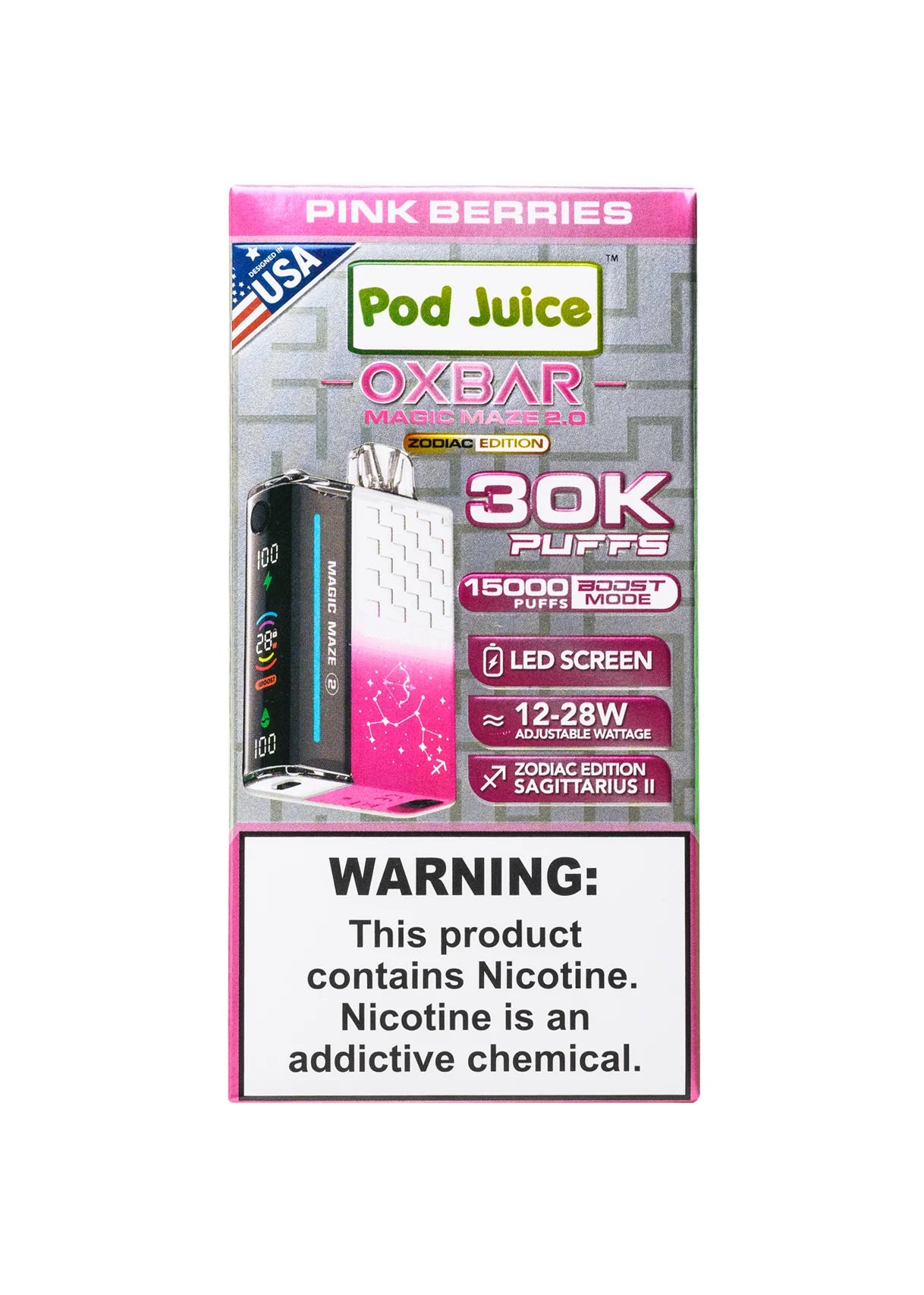 Pod Juice Oxbar | 30,000 Puffs | Nicotine Disposable