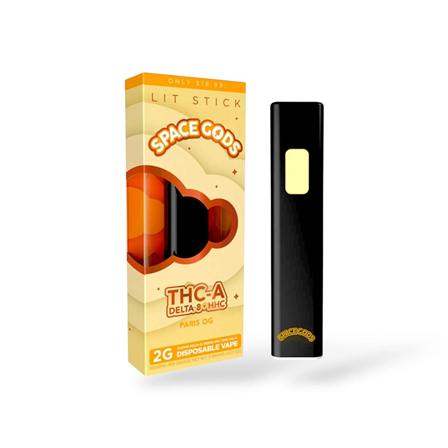Space Gods Lit Stick | 2G D8+HHC Disposable