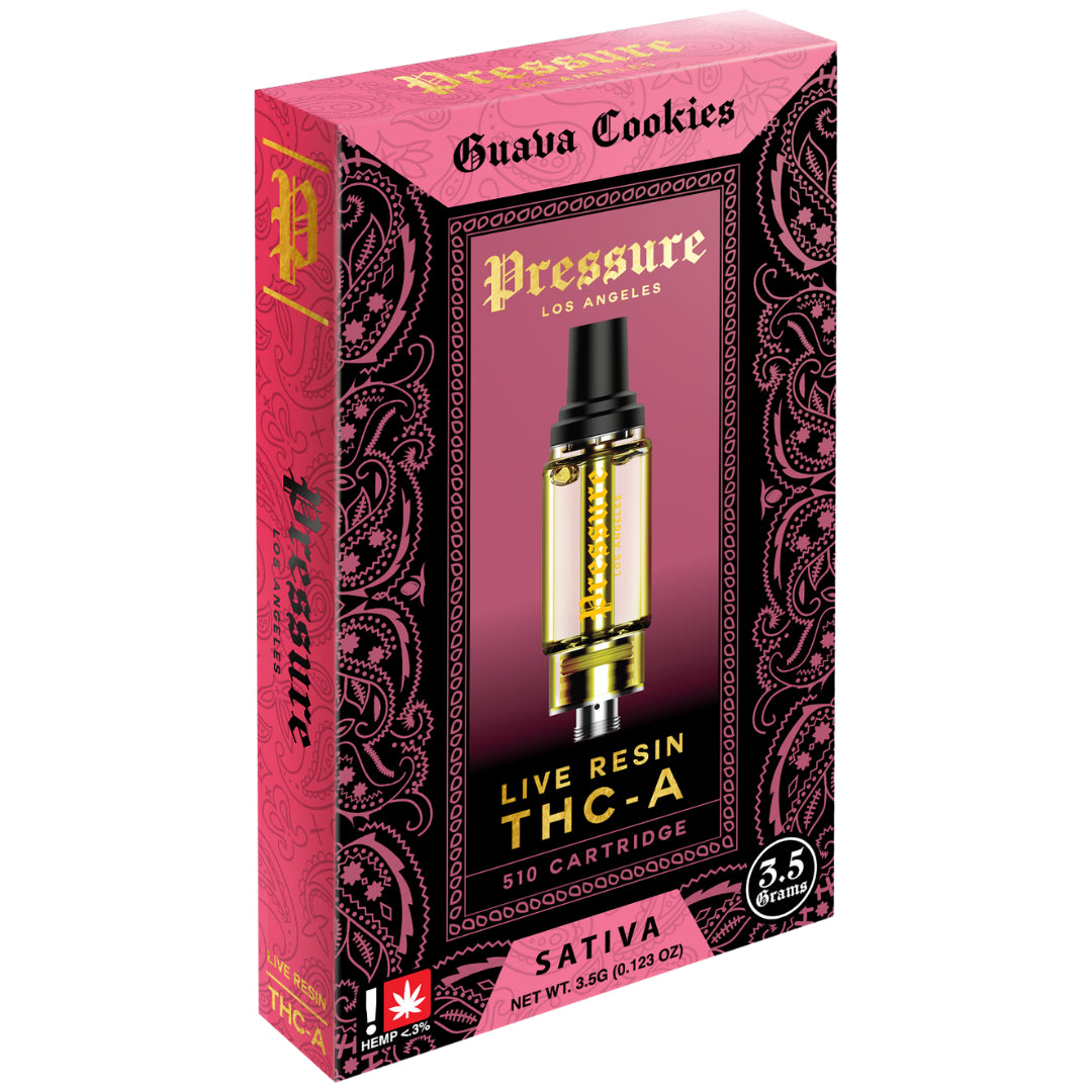 Pressure Live Resin | 3.5 Gram THCA | Delta Cartridges