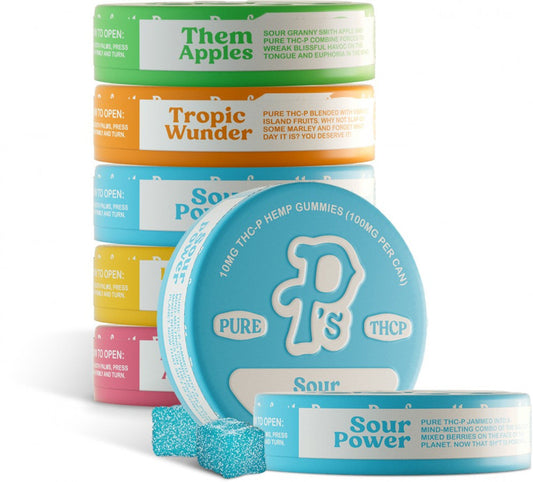 Pushin P's - 100mg Pure THC-P Gummies - 6 Pack