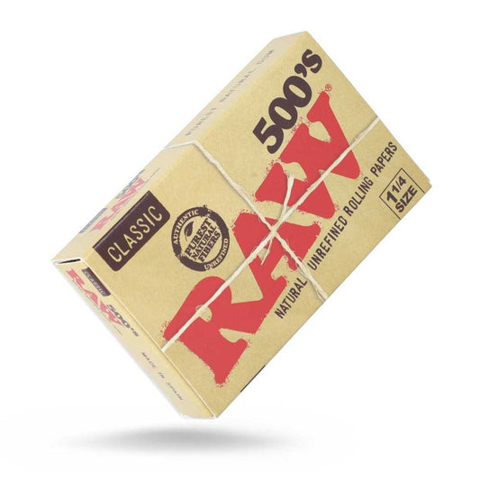 RAW 1 1/4 500's Rolling Papers