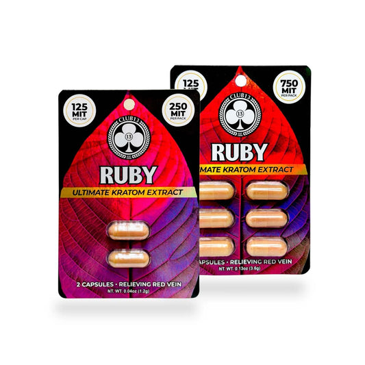 Club 13 Ultimate Kratom Extract | 125 MIT | Kratom Extract Capsules