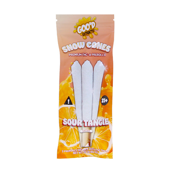 Goo'D Extracts | Snow Conez 3g THC-A Pre-Roll