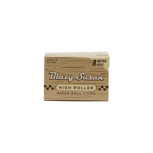 Blazy Susan High Roller Rolling Paper Roll + Tips