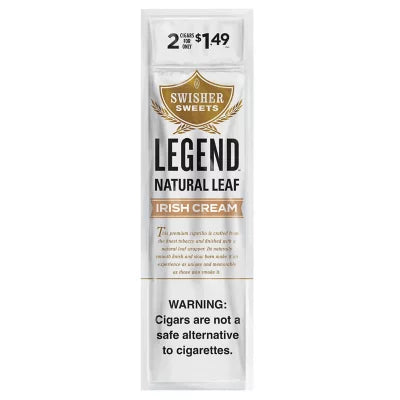 Swisher Legends - Tobacco Leaf Cigars - 2pk