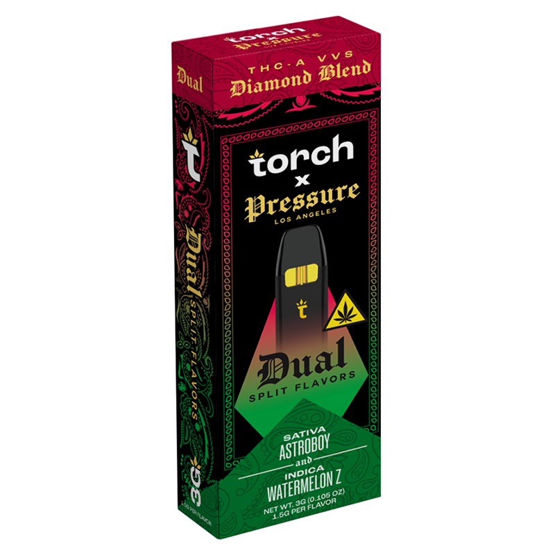 Torch x Pressure LA: Duel Split Flavors | 3 Gram THCA