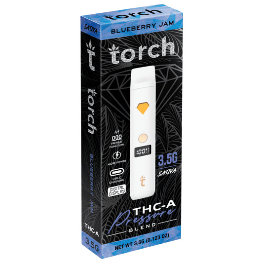 Torch Pressure | THC-A | 3.5 Gram Delta Disposables w/Screen