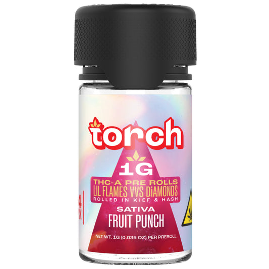 Torch Lil Flames VVS Diamond 4g THCA Delta Flower/Pre-Rolls
