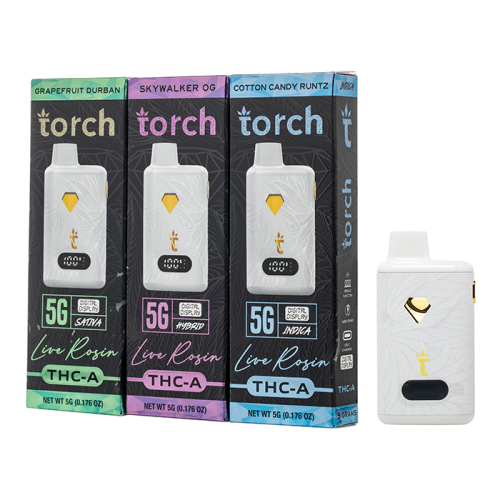 Torch Hemp THC-A Live Resin 5G Delta Disposable