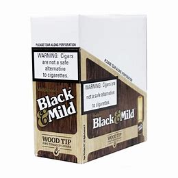 Black & Mild - Wood Tip Tobacco Cigarillos - 5pk