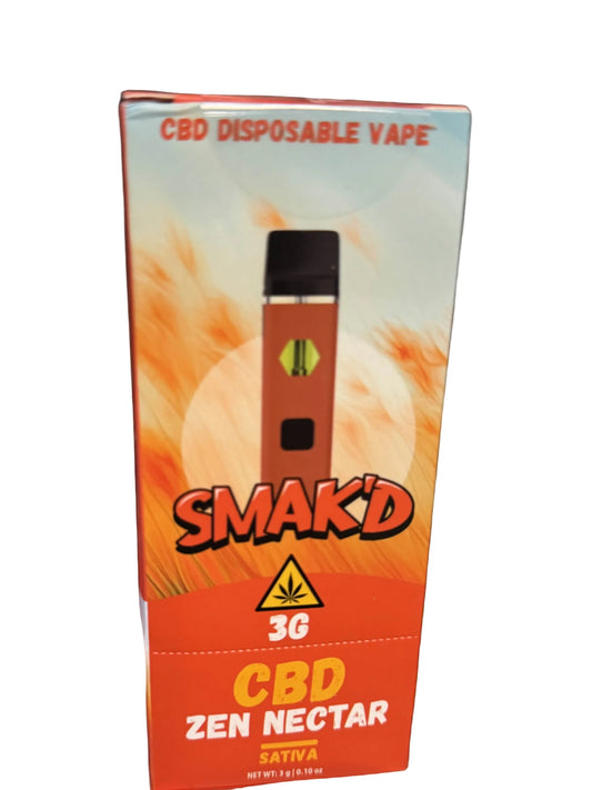 Smak'd | CBD 3G Disposable | 3000mg