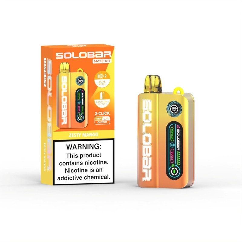 SoloBar Mate KIT | 35,000 Puffs | Nicotine Disposable