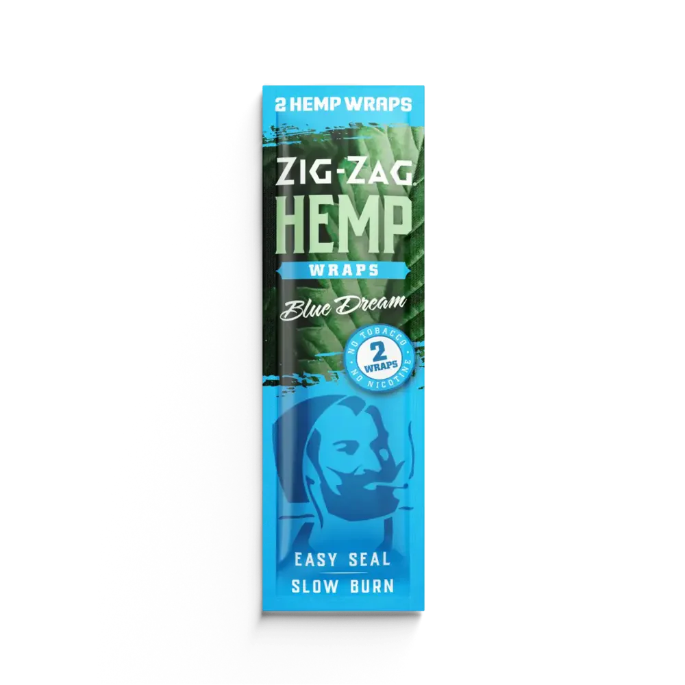 Zig Zag Natural Hemp Wraps | 2pk