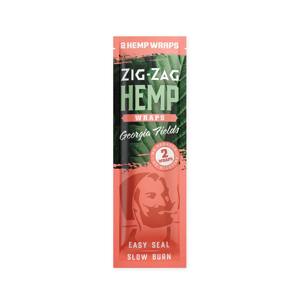 Zig Zag Natural Hemp Wraps | 2pk
