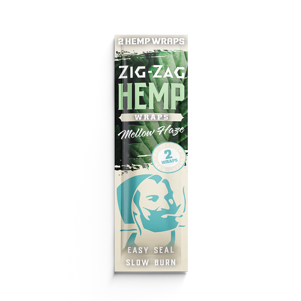 Zig Zag Natural Hemp Wraps | 2pk