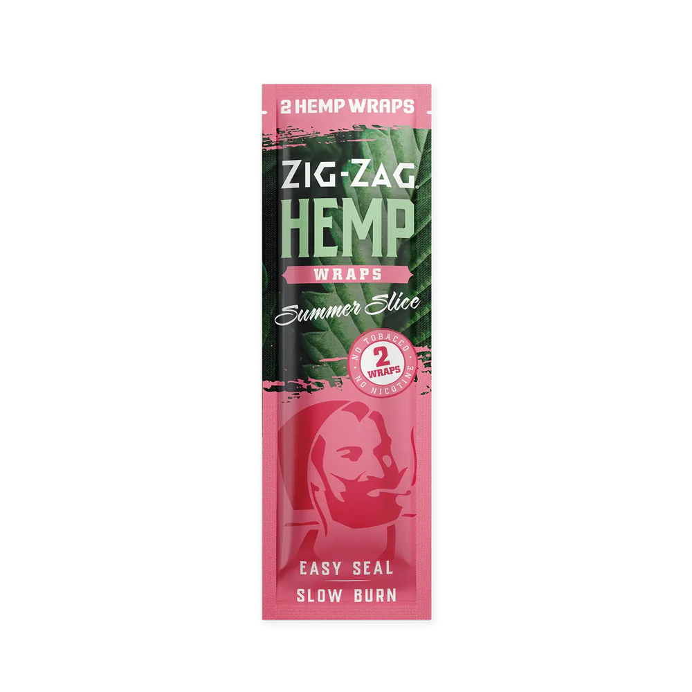 Zig Zag Natural Hemp Wraps | 2pk