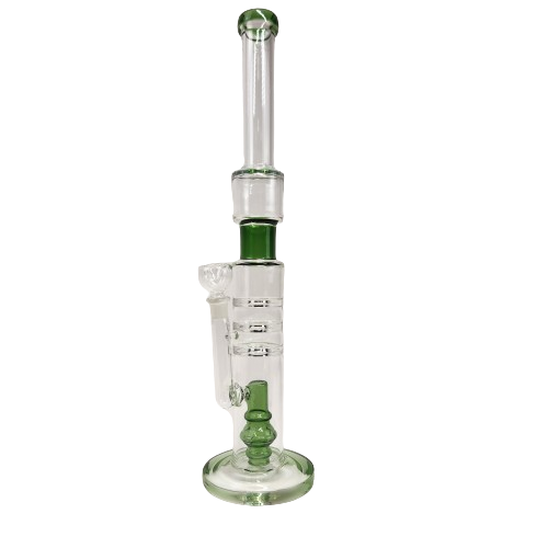 Large 3 Ring Smoke Stacker Waterpipe - Glass Pipe