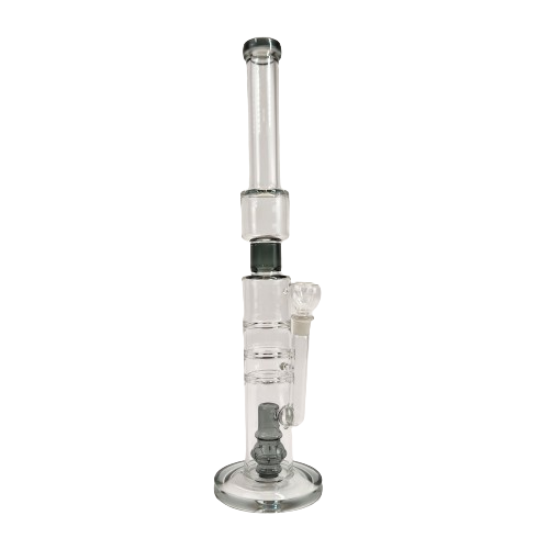 Large 3 Ring Smoke Stacker Waterpipe - Glass Pipe