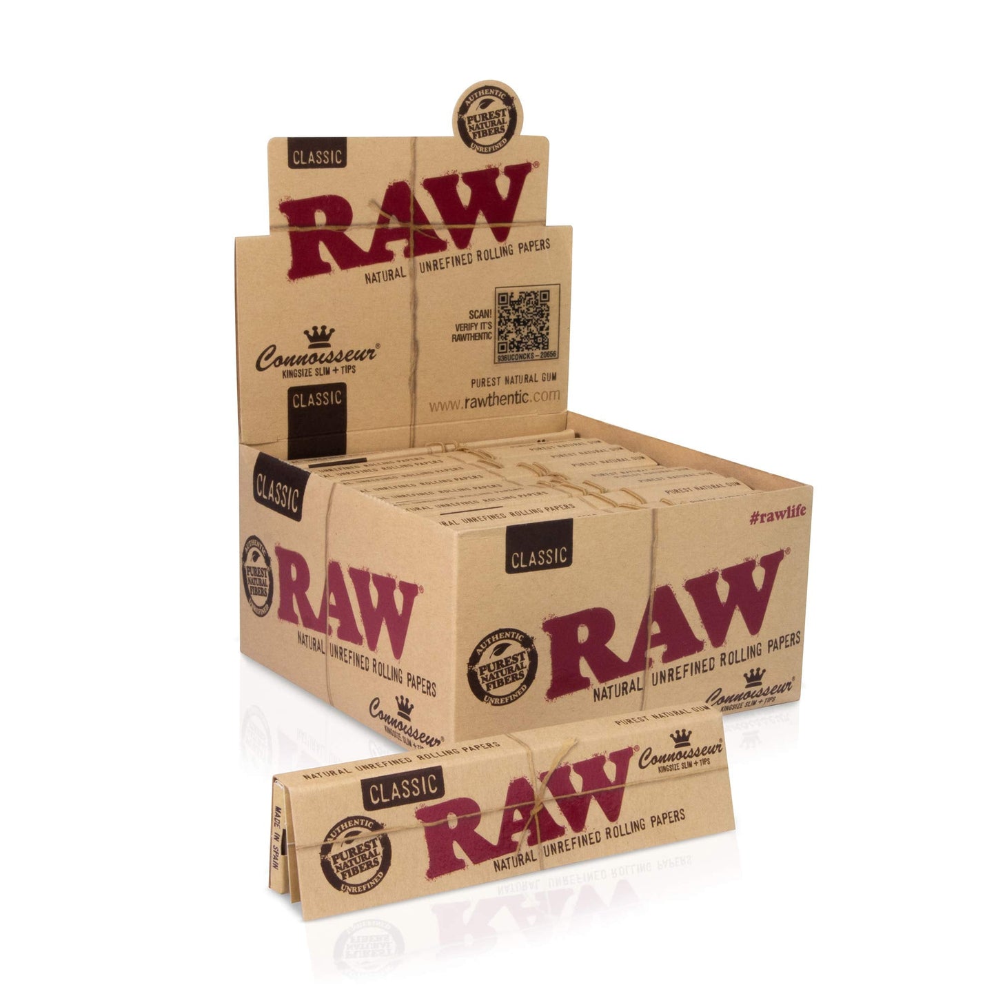 Raw Classic King Size Slim Rolling Paper