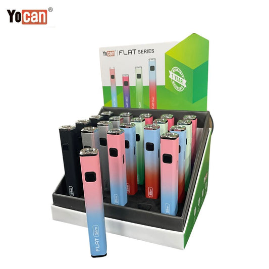 Yocan Flat Slim 450MAH Vape Pen Battery - 510 Cart Battery