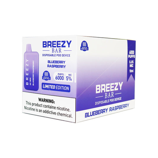 Breezy 6000 Puff - Nicotine Disposable