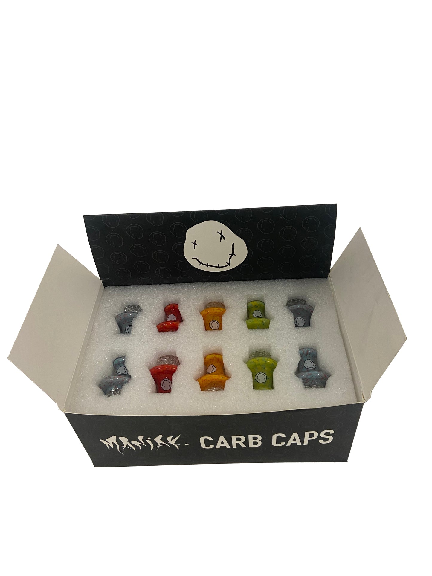 Maniak - Carb Caps Colorful Spinner - Glass