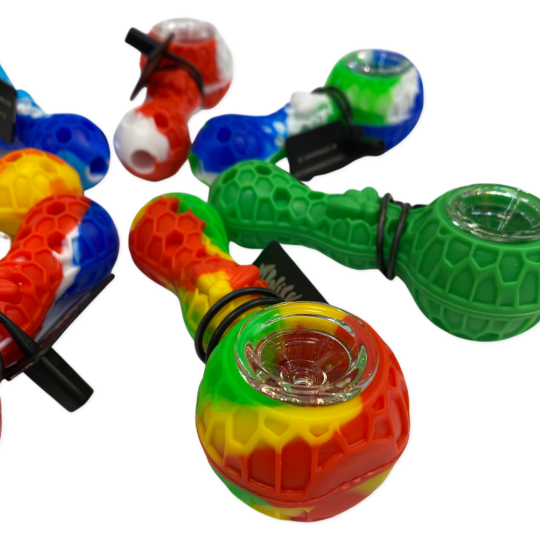 Maniak - Hand Pipes - Honeycomb - Silicone