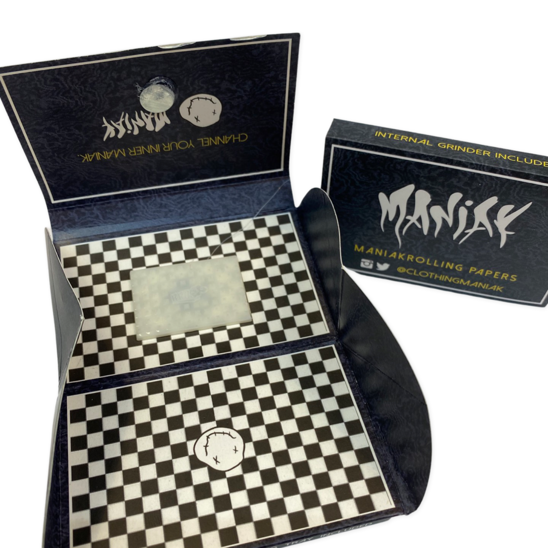 Maniak 4 n 1 Rolling Papers 12 Pack.