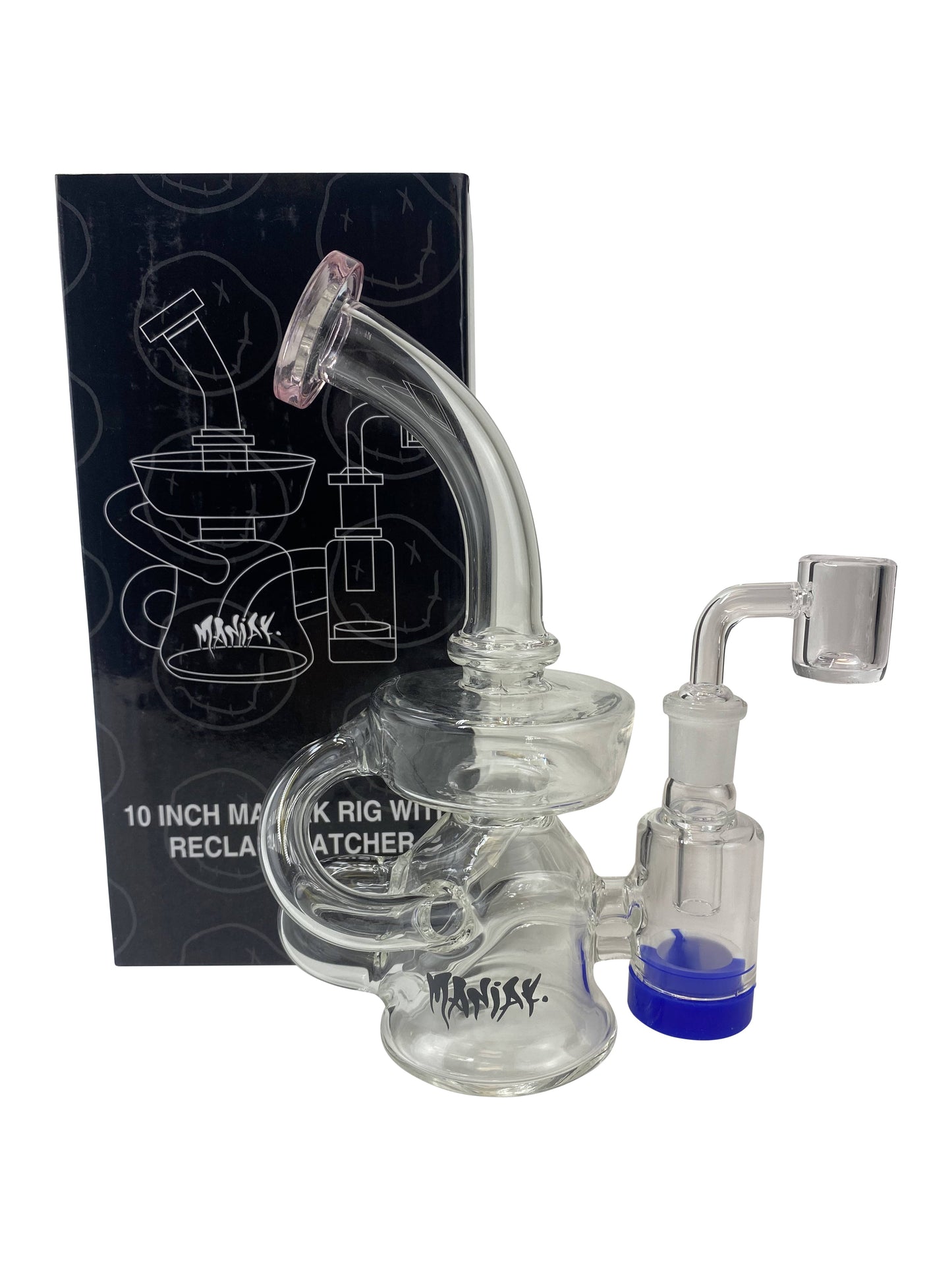 Maniak - Rig with Silicone Reclaim Catcher - Glass