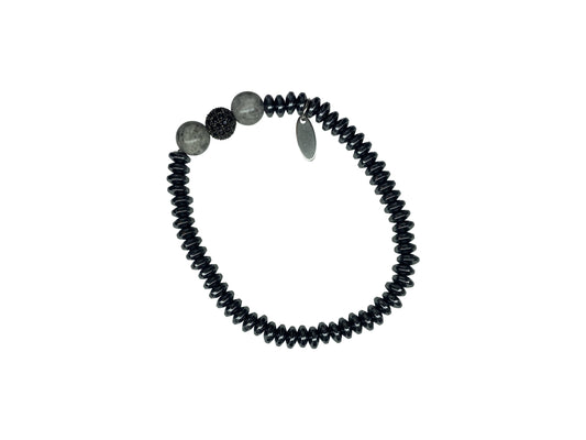 Gunmetal Maniak Bracelet - S Essentials