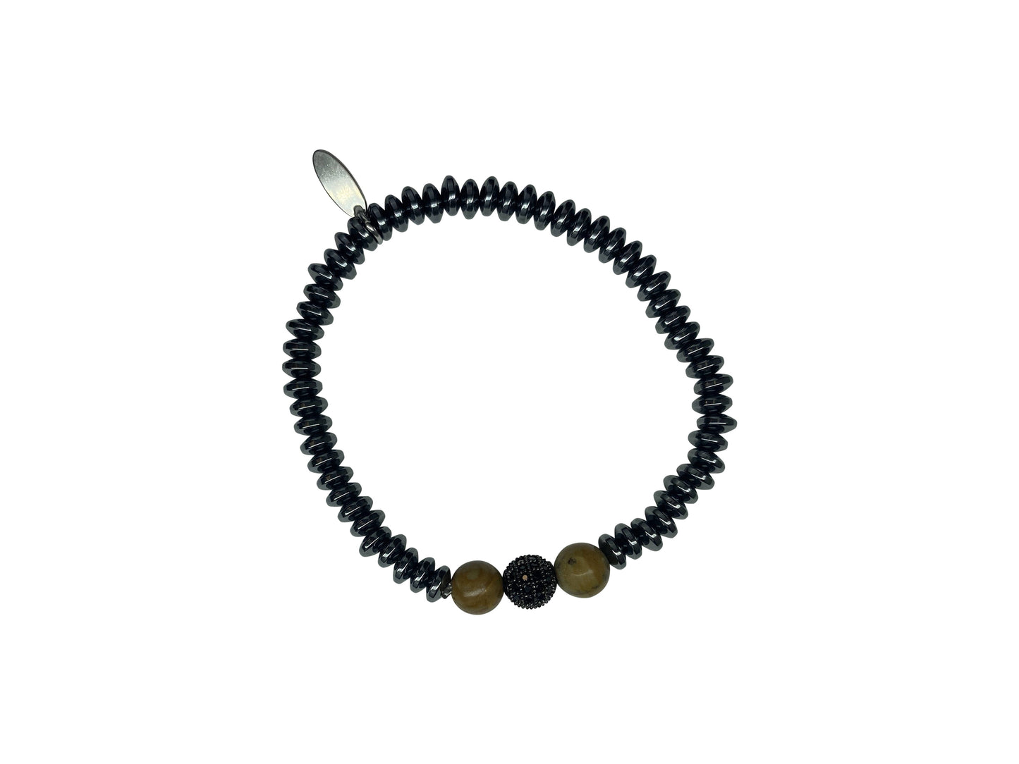 Gunmetal Maniak Bracelet - S Essentials