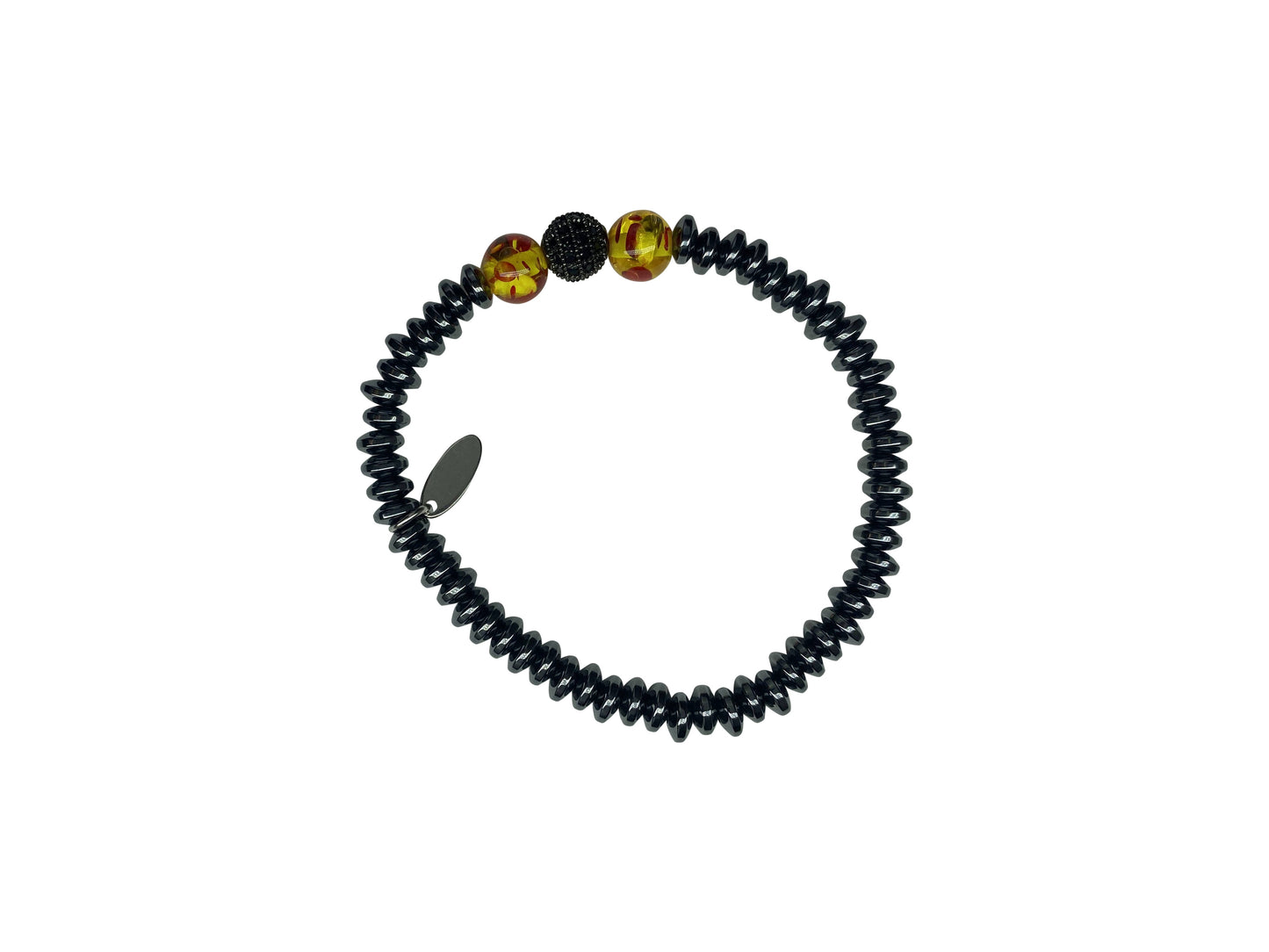 Gunmetal Maniak Bracelet - S Essentials