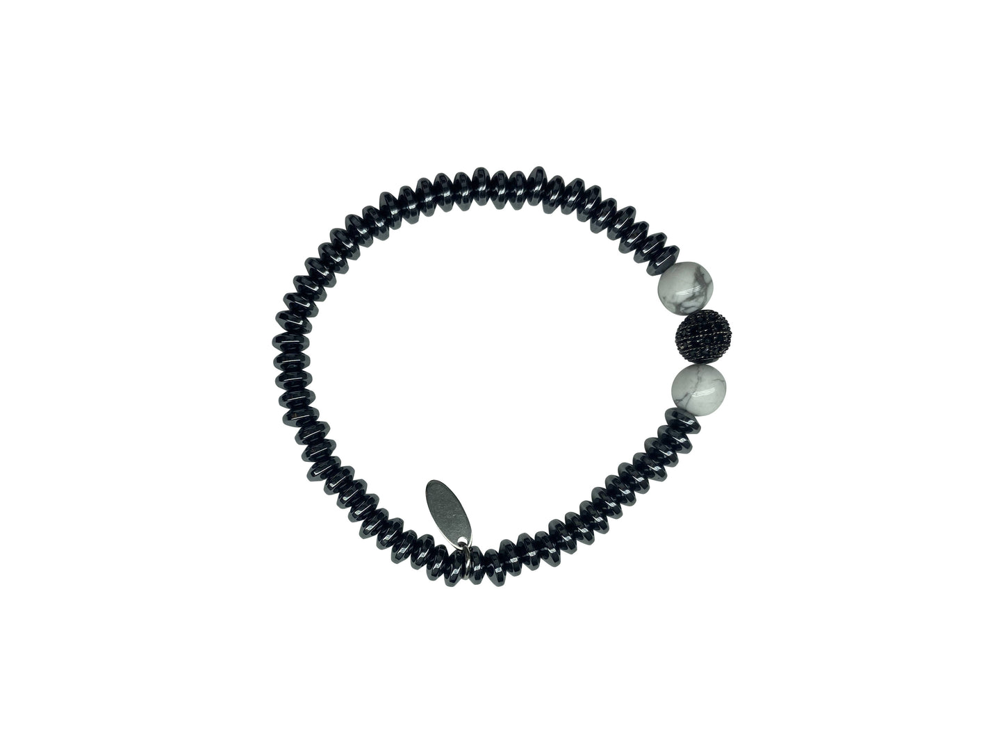 Gunmetal Maniak Bracelet - S Essentials