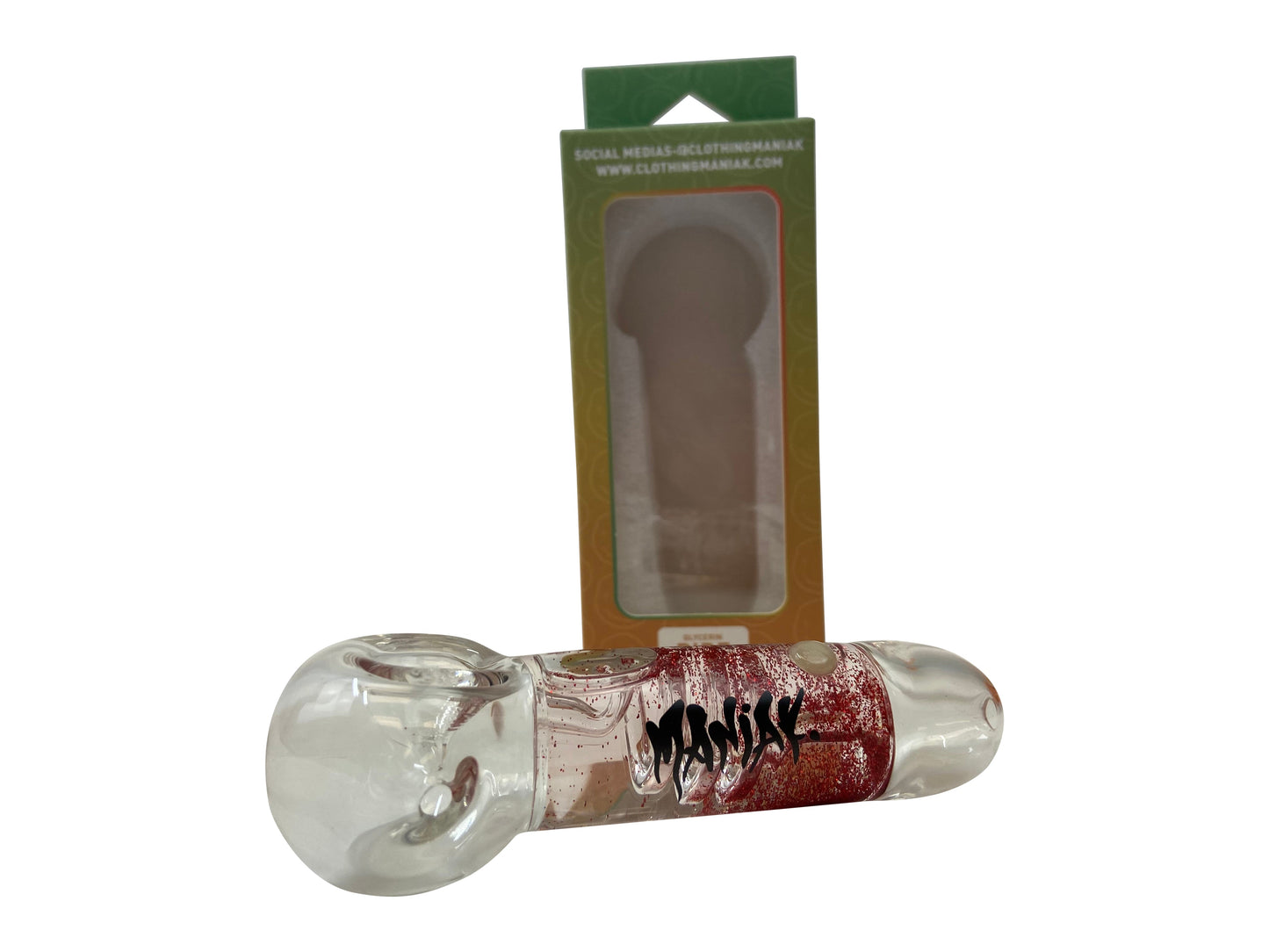 Maniak - Glycerin Hand Pipe Large - Glass - S Essentials