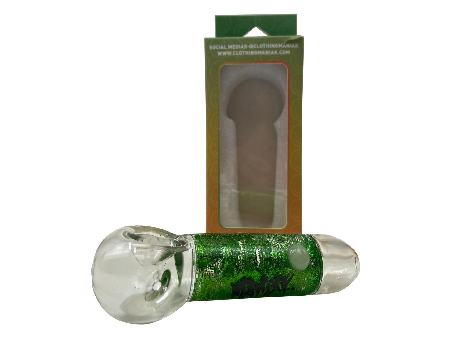 Maniak - Glycerin Hand Pipe Large - Glass - S Essentials