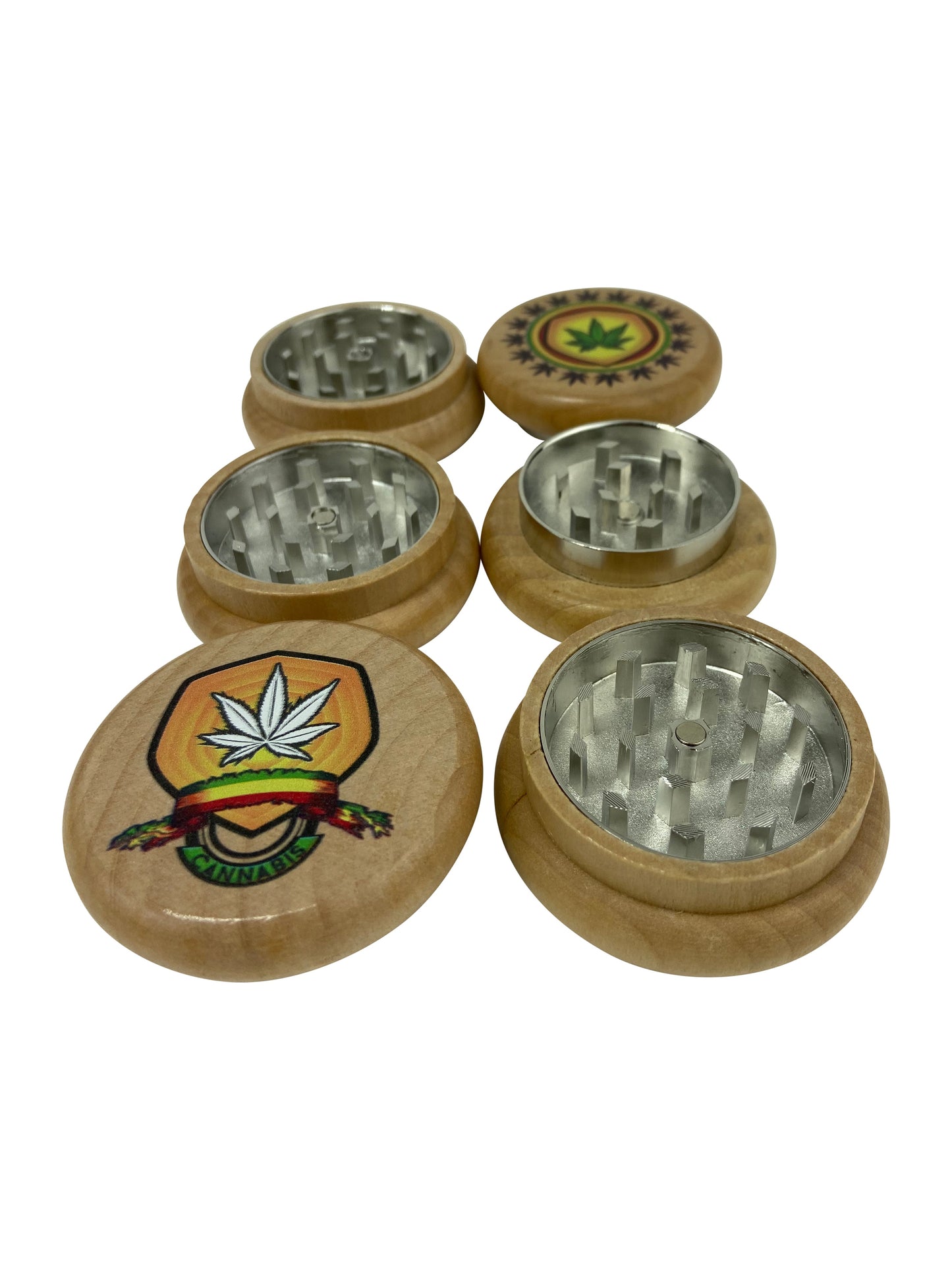 Wood 2 Piece Grinders