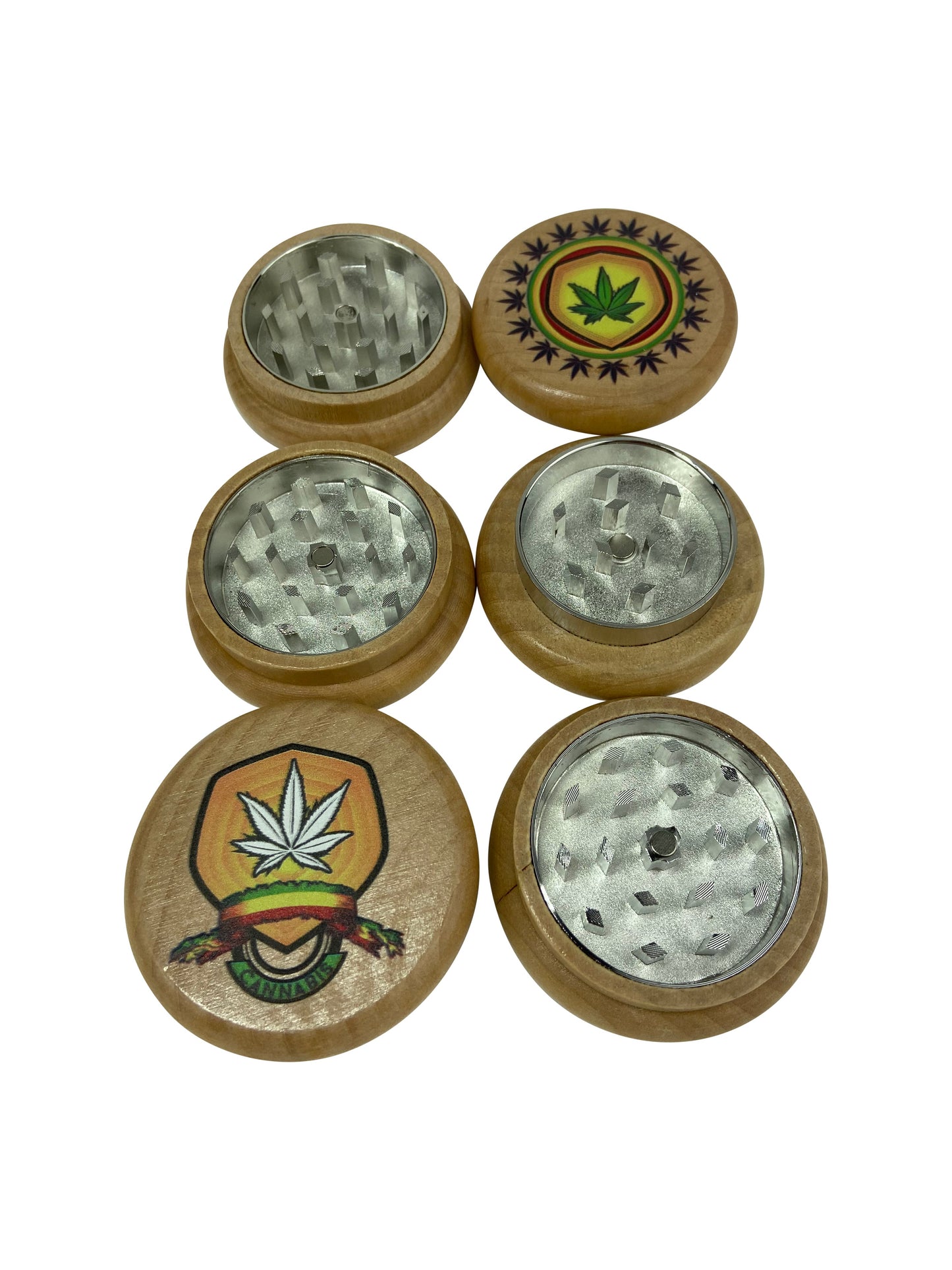 Wood 2 Piece Grinders