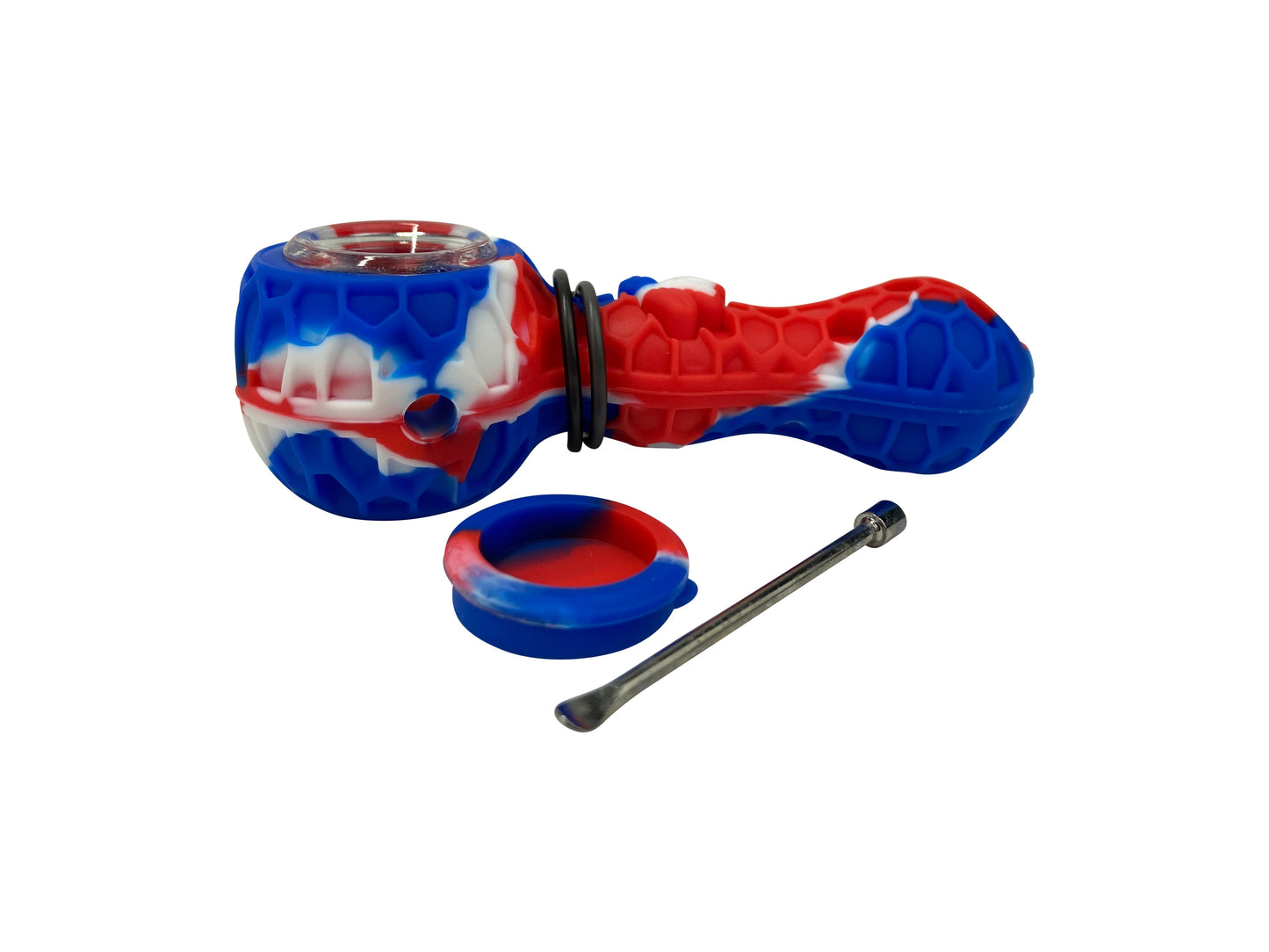 Maniak - Hand Pipes - Honeycomb - Silicone