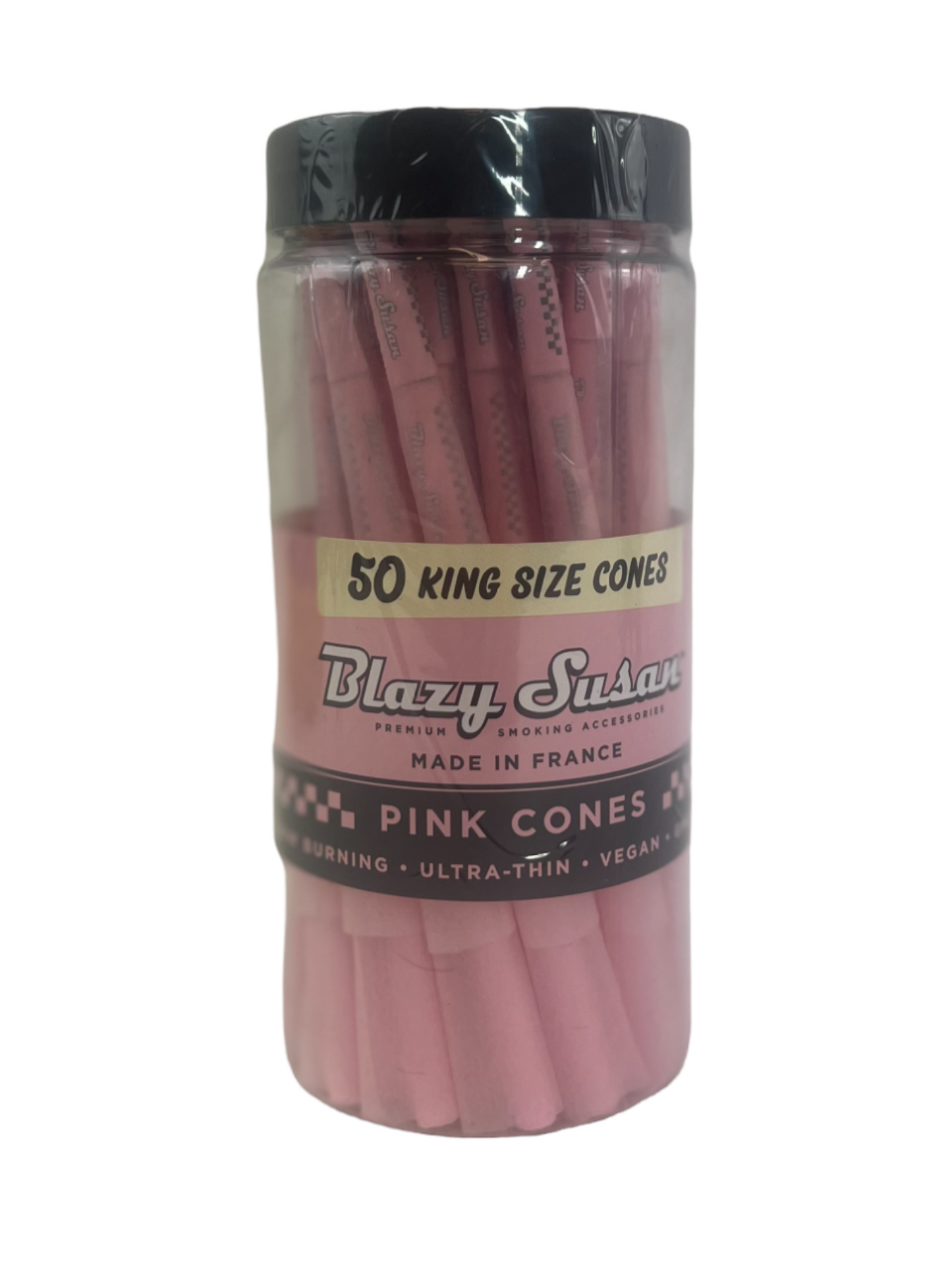 Blazy Susan Pink Pre-Rolled Cones | 50 Pack King Size