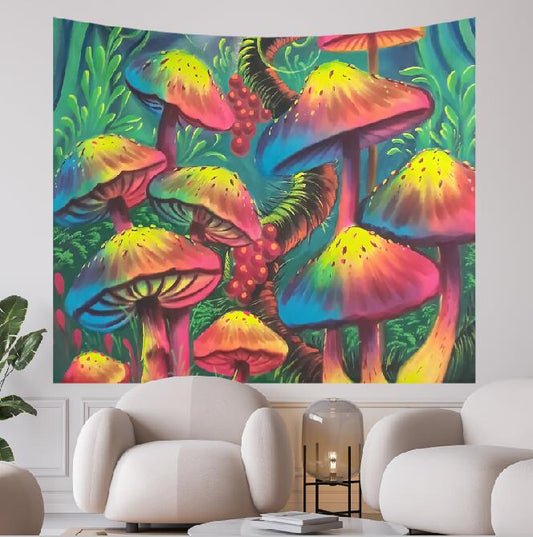 Trippy Shrooms II - Tapestry