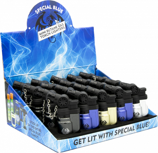 Special Blue Mini Metal Lighter 20 PCS