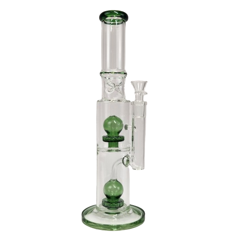 Large 2 Chamber Diffuser Perc Waterpipe - Glass Pipe