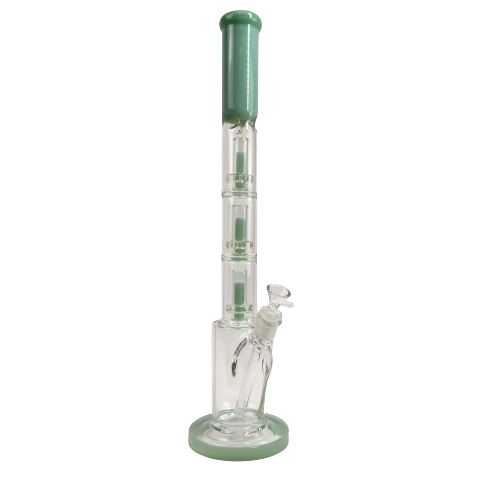 Large Waterpipe 3 Chamber With Downstem - Glass Pipe