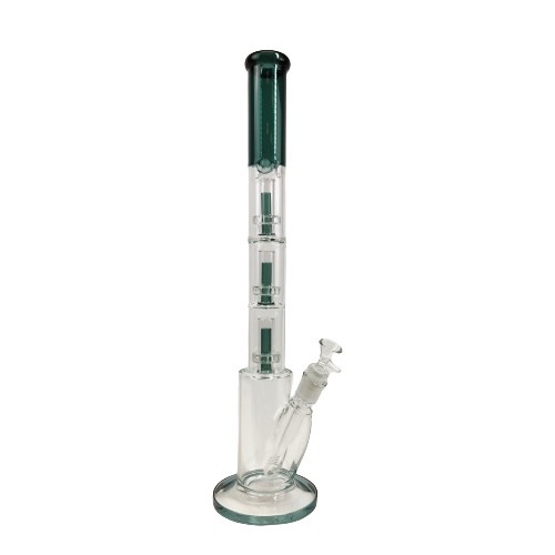 Large Waterpipe 3 Chamber With Downstem - Glass Pipe